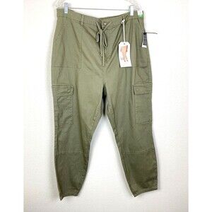 RE Generation By Celebrity Pink NWT Women's Size 20 Skinny Cargo Pants Green